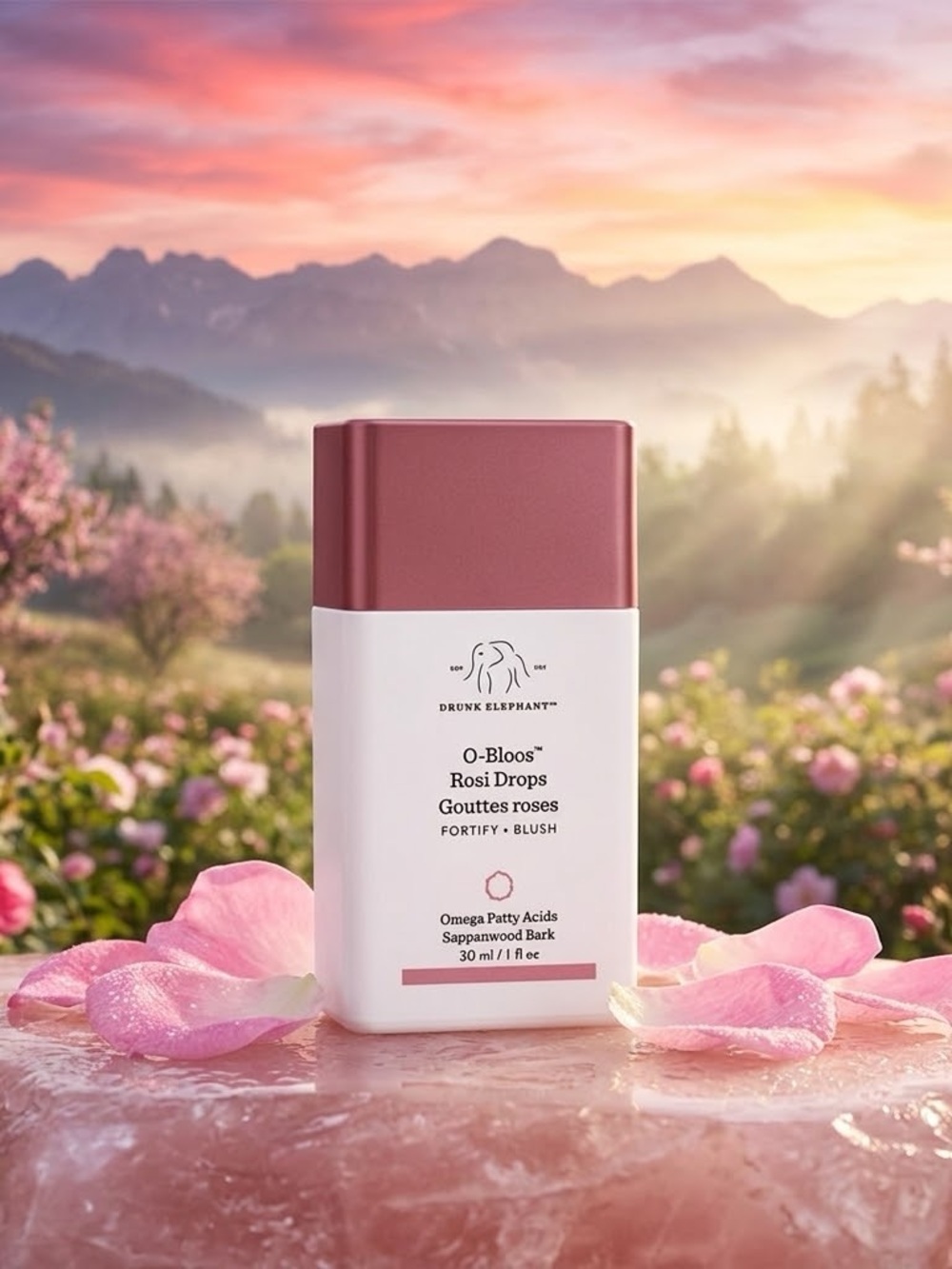 Drunk Elephant O-Bloos™ Rosi Glow Drops - Serum Blush with Vitamin F